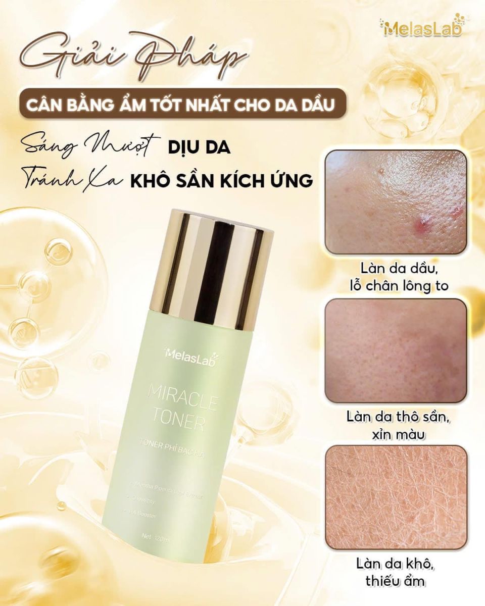 Đối tượng sử dụng miracle toner melaslab