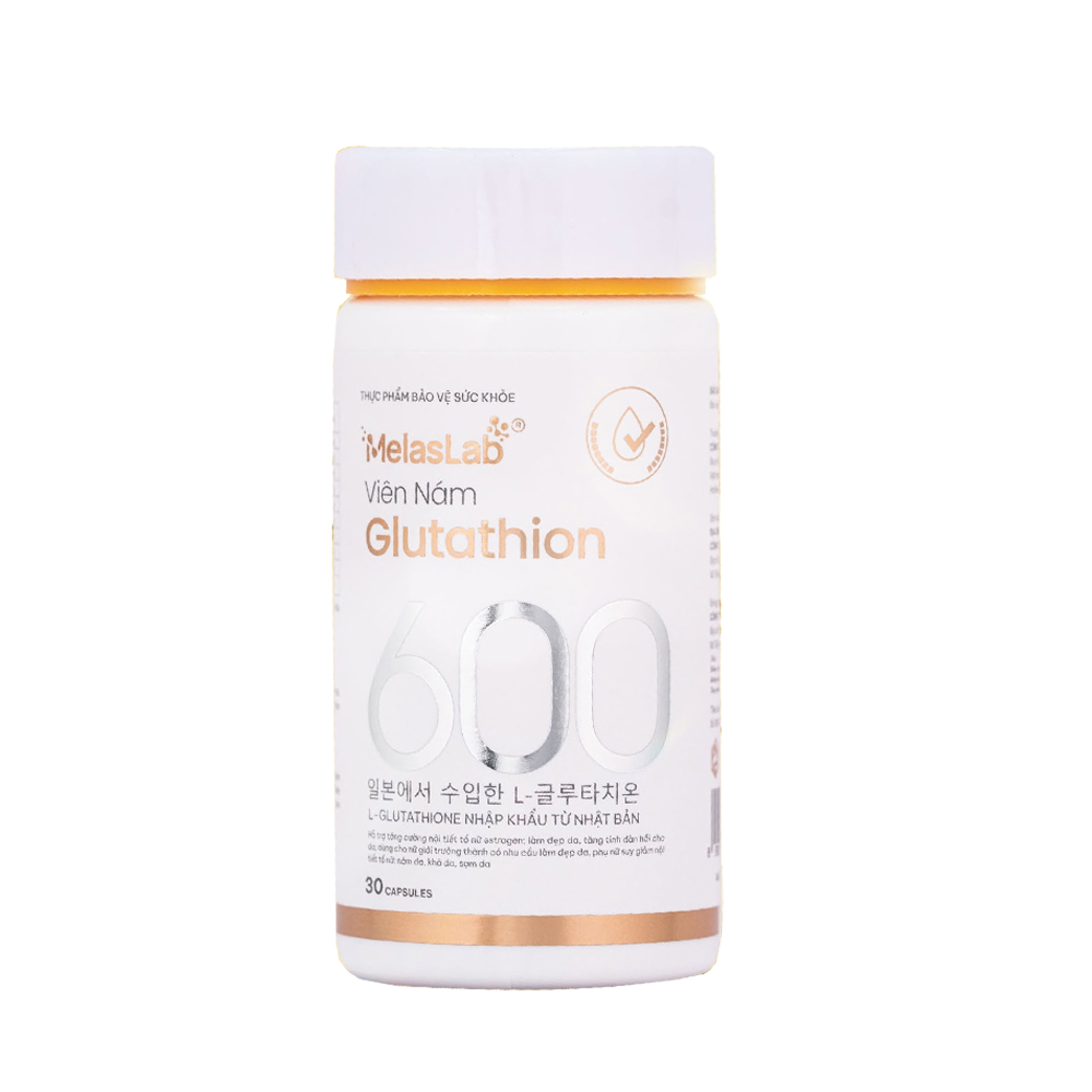 Viên Nám Glutathione 600 Melaslab
