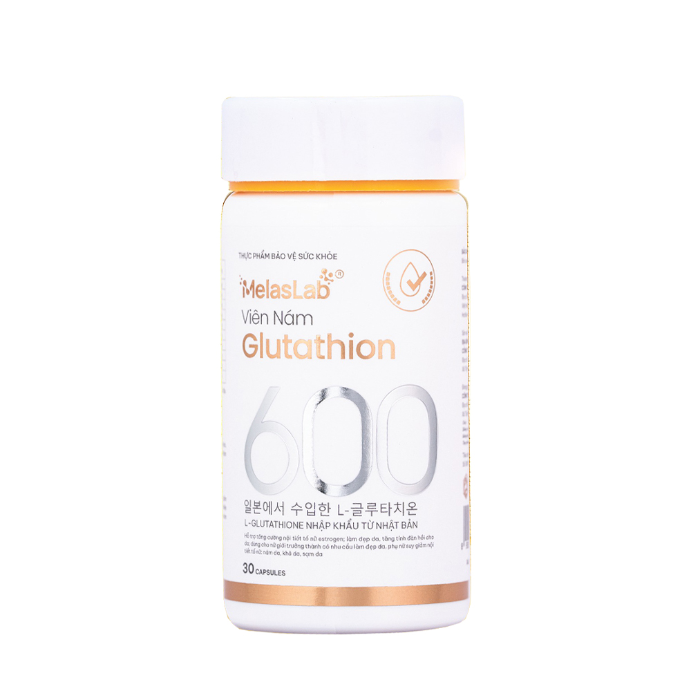 Viên Nám Glutathione 600 Melaslab