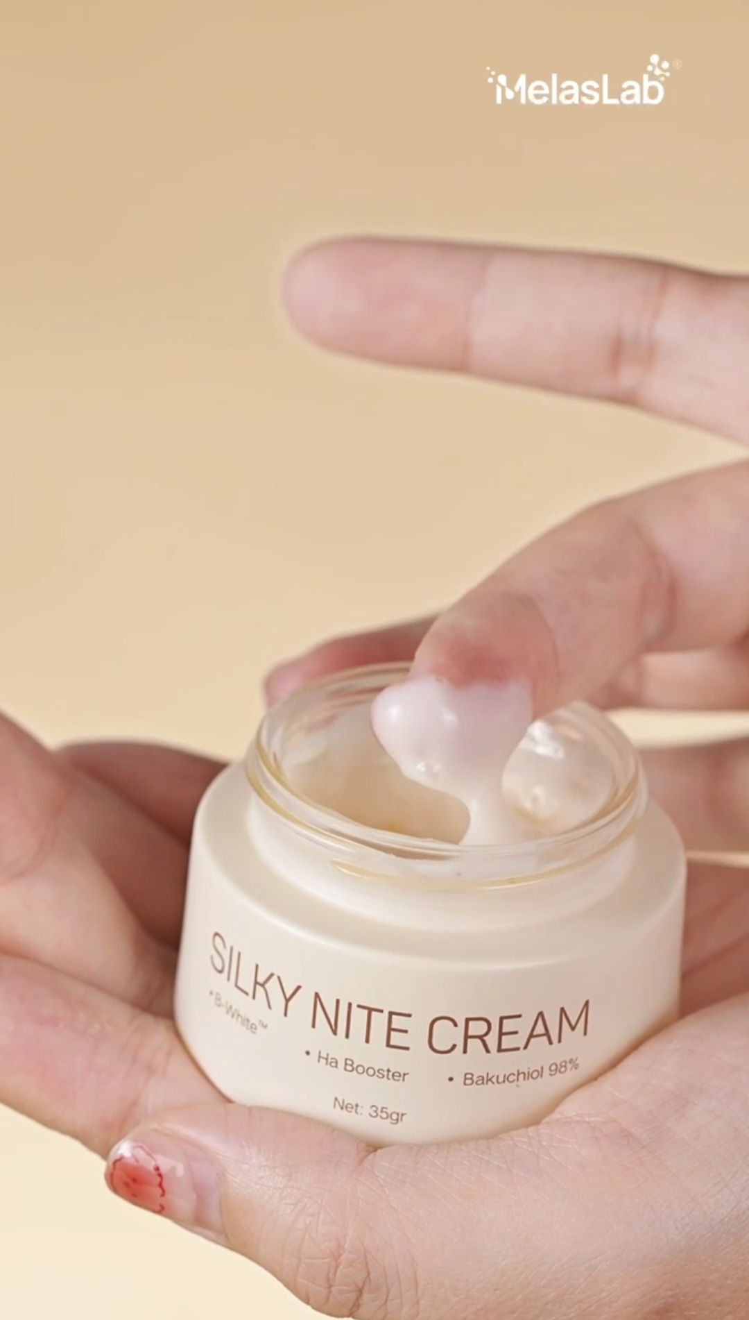 Kem Dưỡng Căng Bóng Silky Nite Cream Melaslab